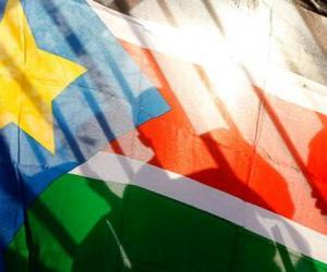 yapboz Güney Sudan Bayrağı